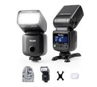 Rollei Flashy One Max 36 Mini Flash Appareil Photo 51.7 WS GN 36 | Petit Camera Speedlite Universel Compatible avec Canon Nikon Sony Fujifilm Lumix, Écran LCD, Temps de Recyclage Court