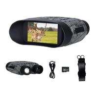 Rollei Jumelle Vision Nocturne 4K, Lunette Vision Nocturne 40 MP avec Zoom Numérique 12X & Carte SD 32 Go Night Vision Binoculars 400M Jumelles Infrarouge avec Lampe Torche 5000mAh pour Adultes