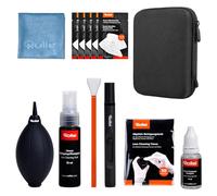 Rollei Kit Nettoyage Appareil Photo 8-en-1, Set de Cleaning pour Capteur APS-C XL avec Lenspen Soufflet Chiffons Liquide Nettoyant Bâtonnets de Nettoyage(16 mm) pour Capteur Objectif Clavier