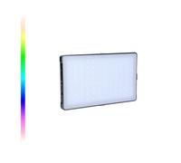 Rollei Lumis Slim LED M RGB Lampe vidéo avec 276 LED 3200 K 5600 K 18,5 W 21 Effets, 360 Nuances de Couleurs et 1900 lux (0,5 m à 5500 K)