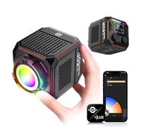 Rollei LUX 60 RGB Cube Lumiere Video, Eclairage Portable Ultra Compact 911 g avec Batterie Intégrée Chargement DC/Type C Contrôle de App Candela, Lumiere-Photo-Eclairage-Video-LED