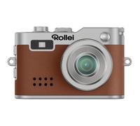 Mini Appareil Photo Numérique Brun, Rollei Petit Caméra Digitale Vintage 1080P FHD avec Écran couleur 0,96 pouces 2MP Digital Camera Compact avec Flash et Enregistrement, Mini-Appareil-Photo-Numérique