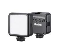 Rollei Mini Lampe LED au Format de Poche avec 49 LED pour Un éclairage Parfait pour Le Smartphone Photo et vidéo. 28524 Anneau Lumineux Bicolore