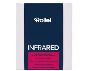 ROLLEI Plan Film Infrarouge 400 Asa 4x5 Inch 25 Films
