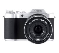 Appareil Photo Numérique, Rollei Powerflex 10x Rétro Digital Camera 64MP 4K avec Zoom Numérique 10X Écran IPS 2,88" Appareil Photo Compact avec 8 Modes et Batterie, Appareil-Photo-Numérique