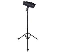 Rollei Profi Trépied de Lampe 200cm - Trépied de Lampe en Aluminium pour Flash de Studio - Idéal pour Une Utilisation en Studio ou en extérieur - 75cm à 200cm