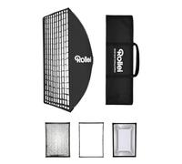 Rollei Quick Fold Softbox 60x90cm Rectangulaire avec Diffuseur/Grille/Sac