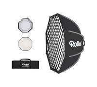 Rollei Quick Folding Octabox Diamètre 65cm avec Diffuseur & Grille & Sac