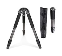 Rollei Rock Solid Alpha XL Mark III, 193cm Trépied Appareil Photo Professionnel Trepied Carbone Photo avec Capacité de Charge de 40kg Camera Tripod Noir avec Tête de Nivellement pour Caméscopes DSLR