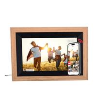 Rollei Smart Frame WiFi 105 en Bois Marron. Cadre Photo numérique 10,1 Pouces avec Fonction WiFi pour Lire Vos Photos et vidéos avec Son