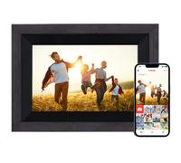 Rollei Smart Frame WiFi 105 en Bois Marron Cadre Photo numérique 10,1" avec Fonction WiFi pour Lire Vos Photos et vidéos avec Son Couleur : Bois Noir