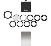 Rollei Square Filter Starter Kit for 100 mm - Pour un démarrage idéal dans la photographie avec filtre, aux lentilles avec filetages de filtre de 52, 55, 58, 62, 67, 72, 77 et 82 mm, incl. Filtre CPL,