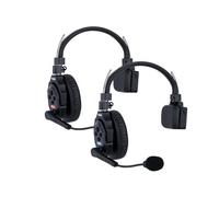 Rollei Xtalk X2 Casque Intercom Flexible Réduction du Bruit Audio en Direct Jusqu'à 350 m de portée, 20 Heures d'autonomie (Xtalk X2)
