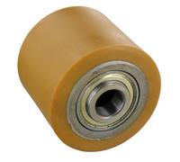 Rollentechnik Roulette de rechange en polyuréthane 82 x 90 mm Longueur de serrage 96 Axe 20
