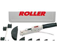 Roller 153025 A Pince à cintrer à une main | Polo Set 12-15-18-22, dispositif d'entraînement, segments de flexion, support coulissant avec pièces coulissantes | pour toute la zone de travail jusqu'à un diamètre de 32 mm