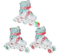 Roller 3en1 INEZ - Blanc/turquoise - Glisse urbaine - Mixte - A partir de 3 ans 26/29