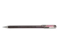 Roller à encre gel hybride Pentel "Dual Pen" noir / rouge