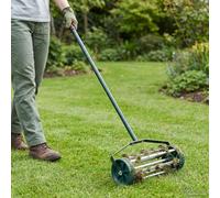 Roller à gazon tiré avec des pinces aérateur Vert Acier Rouleau jardin vidaXL vi
