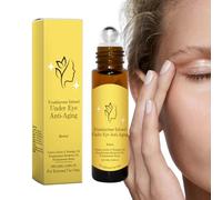 Roller À L'huile de Ricin et À L'encens | 10 Ml Rouleau À Yeux À L'huile de Ricin | Rollerball Infusé D'encens pour Yeux | Bille Roulante À L'huile de Ricin pour Réduire Les Ridules des Yeux