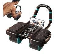 Roller AB Avec Support Du Coude, Rouleau À Rouleaux D'exercice Abdominal, Roue Abdominal De Rebonds Automatique, Rouleau D'entraînement À 4 Roues ABS