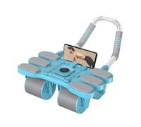 Roller AB, Poignées Antidérapantes, 32x17x22cm, Entraîneur À Quatre Roues AB, Rouleau D'entraînement Abdominal, Conception Portable, Idéal Pour Abdos, L-es Bras Et Les Épaules