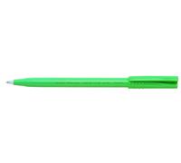 PENTEL Stylo feutre à bille pointe plastique 0,6 mm encre Noire corps plastique Vert R 56