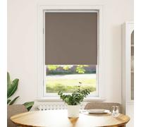 vidaXL Store Enrouleur occultant café 80x150cm Largeur du Tissu 75,7cm
