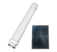Roller Brush Wheel Tube for pour hayward pour tigershark QC Plus | Fits QC Plus models, restores scrubbing action, smooth wheel rotation, debris removal, easy swap