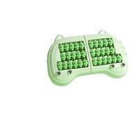 Roller Cat Claw Foot Masseur Magnétique Fendu Tout le Corps Fendu Masseur de Pieds Multifonctionnel pour Jambes, Taille et Dos Équipement de Physiothérapie à Domicile (Vert)