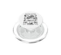 Roller Coaster Amusement Park Ride Carnival Vintage Brevet PopSockets PopGrip pour MagSafe