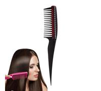 Roller Comb - Peigne à cheveux distrayant, peignes de coiffage et de coloration | Peigne à rouleau pour boucles, peigne anti-peignes intégrés, peigne professionnel pour colorant et soin