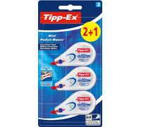 Roller correcteur Tipp-Ex Mini Pocket Mouse 5mm x 6 m 3 pièces