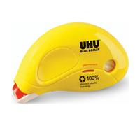 UHU Roller de colle Ruban adhésif permanent Application rapide, précise Transparent 9,5 m x 6,5 mm