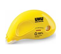 UHU Roller de colle – Ruban adhésif transparent repositionnable, sans solvants – 9,5 m x 6,5 mm