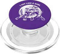 Roller Derby Elite for Women I Hit Like A Girl Roller Skates PopSockets PopGrip pour MagSafe