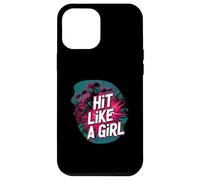 Roller Derby Hit Like A Girl Empowering Skater Design Coque pour iPhone 12 Pro Max