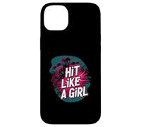 Roller Derby Hit Like A Girl Empowering Skater Design Coque pour iPhone 14 Plus