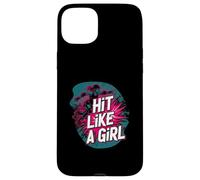 Roller Derby Hit Like A Girl Empowering Skater Design Coque pour iPhone 15 Plus