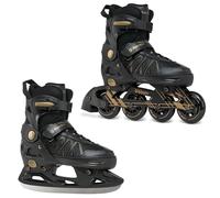 Roller en Ligne Expert du 40 au 43 Adulte EnfantNoir/Or Mixte Taille Ajustable Raven