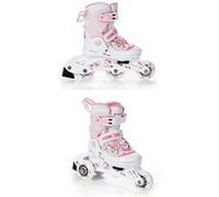 Roller en ligne Laguna du 26 au 29 + patin a roulette + triskate Enfant Mixte Raven Blanc/Rose G