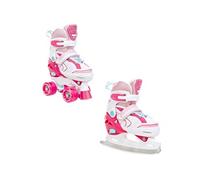 Roller en ligne Lia Quad du 34 au 37 + patin à glace Adulte Enfant Mixte taille ajustable
