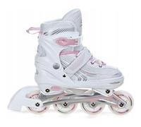 Roller en ligne Optima blanc du 31 au 34 Adulte Enfant Mixte taille ajustable Croxer