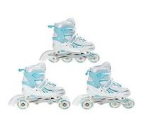 Roller en ligne Optima blanc du 39 au 42 + patin à roulette + triskate Adulte Enfant Mixte Croxer G