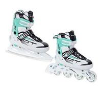 Roller en ligne Profession blanc du 31 au 35 + patin à glace Adulte Enfant Mixte taille ajustable Raven G