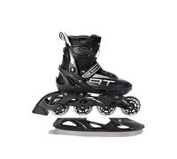 Roller en ligne Profession du 31 au 35 + patin à glace Adulte Mixte taille ajustable Raven Noir