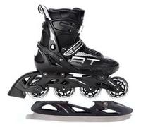 Roller en ligne Profession du 38 au 42 + patin à glace Adulte Mixte taille ajustable Raven Noir