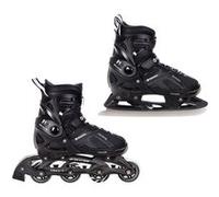 Roller en ligne Pulse du 40 au 43 + patin à glace Adulte Enfant Mixte taille ajustable Raven Noir