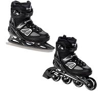 Roller en Ligne RAVEN Advance Ajustable avec Patin à Glace Noir du 35 au 39 Adulte Enfant Mixte modifiable