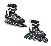 Roller en Ligne RAVEN Advance Ajustable avec Patin à Glace Noir Menthe du 35 au 39 Adulte Enfant Mixte modifiable