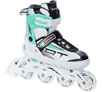 Roller en Ligne RAVEN Profession Pointure Ajustable - Blanc/Menthe - Taille 28-32(18cm-20,5cm) Réglable Mixte